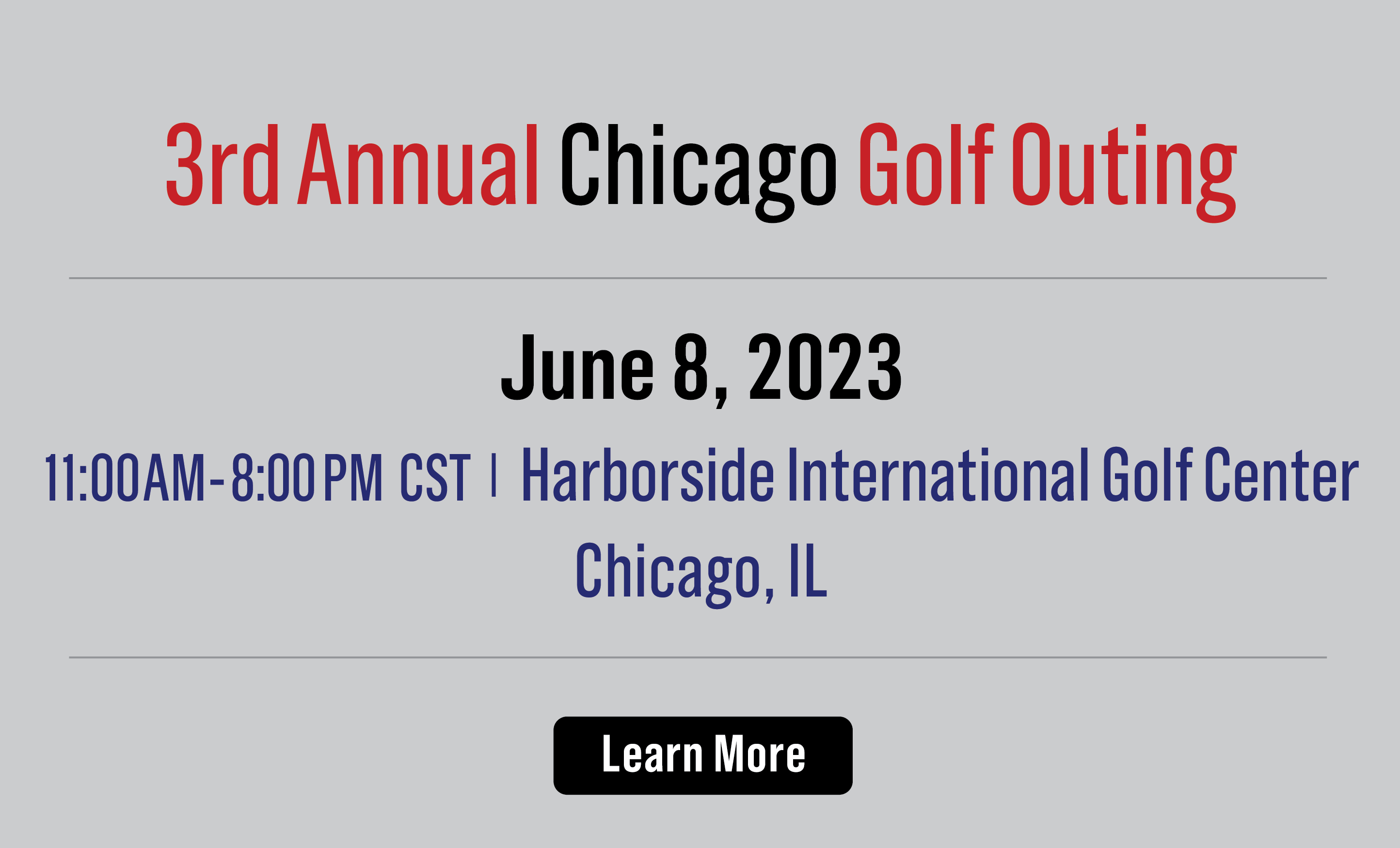 CAL - 3rd annual Chicago Golf Outing 